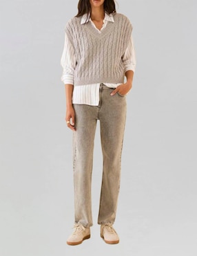 Jeans straight Pennyblack para mujer