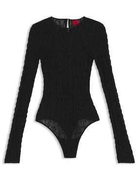 Body Hugo cuello redondo escote espalda abierta para mujer