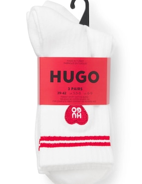 Set de calceta Hugo de algodón para mujer 3 pares