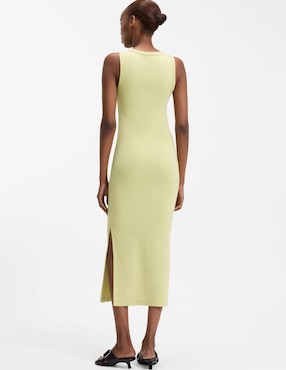 Vestido midi casual hugo para mujer