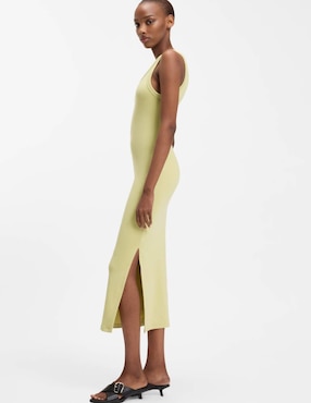Vestido midi casual hugo para mujer