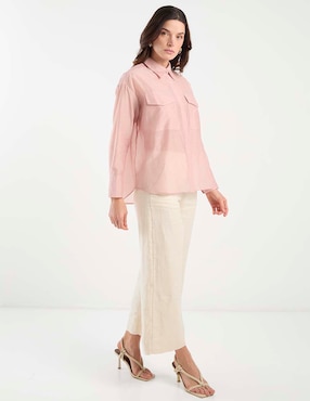 Camisa Marella de algodón manga larga para mujer