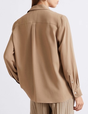 Camisa Marella de algodón manga larga para mujer