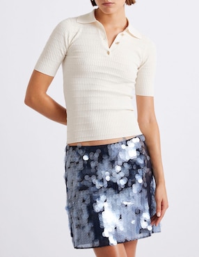 Blusa Marella manga corta para mujer