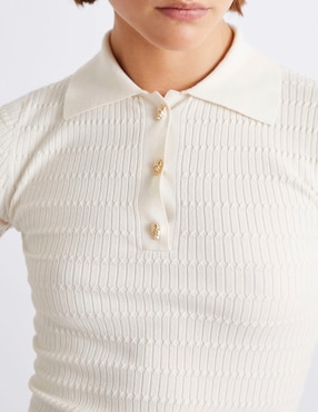 Blusa Marella manga corta para mujer