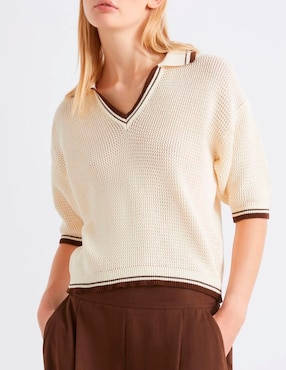 Blusa Marella manga corta para mujer