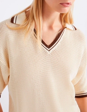 Blusa Marella manga corta para mujer