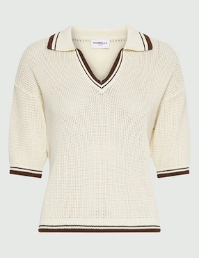 Blusa Marella manga corta para mujer