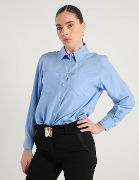 Camisa Marella manga larga para mujer