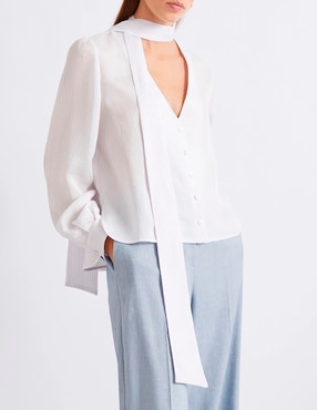 Blusa Marella manga larga para mujer