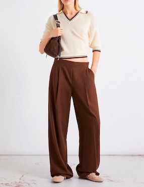 Pantalón relaxed Marella straight para mujer