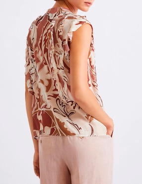 Blusa Marella manga corta para mujer