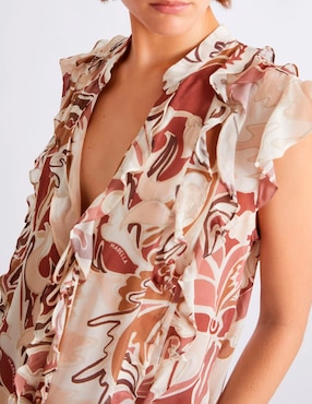Blusa Marella manga corta para mujer