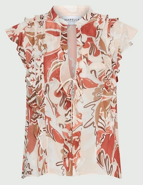 Blusa Marella manga corta para mujer