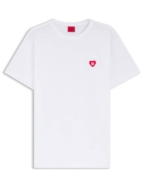Playera manga corta Hugo cuello redondo para mujer