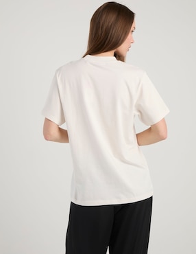 Playera manga corta Hugo cuello redondo para mujer