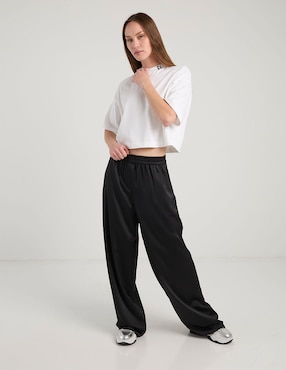 Playera manga corta Hugo cuello redondo para mujer