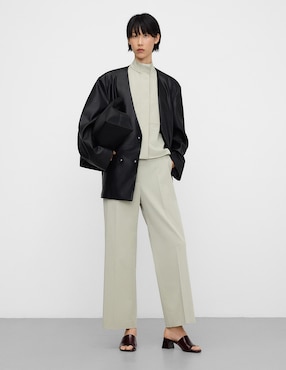 Pantalón relaxed Adolfo Dominguez wide leg para mujer