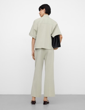 Pantalón relaxed Adolfo Dominguez wide leg para mujer