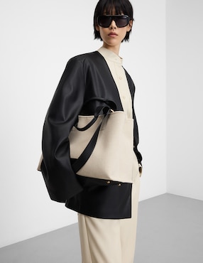 Pantalón relaxed Adolfo Dominguez barrel para mujer