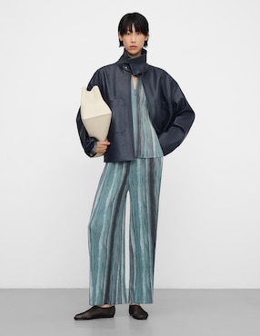 Pantalón relaxed Adolfo Dominguez wide leg para mujer