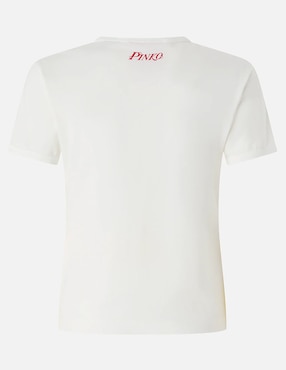 Playera manga corta Pinko cuello redondo para mujer