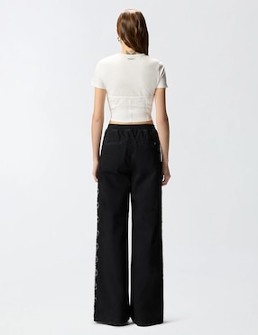 Jeans relaxed campana cintura alta Pinko para mujer