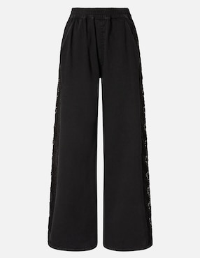 Jeans relaxed campana cintura alta Pinko para mujer