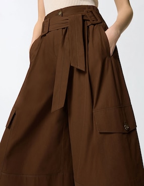 Bermuda Pinko de algodón para mujer