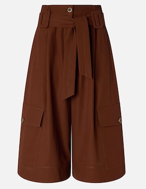 Bermuda Pinko de algodón para mujer