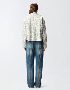 Camisa Pinko manga larga para mujer
