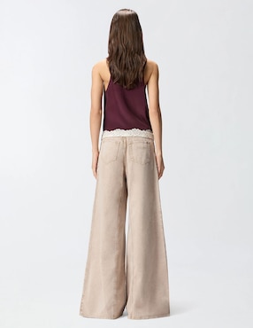 Jeans relaxed campana cintura Pinko para mujer