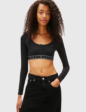 Playera manga larga Tommy Jeans para mujer