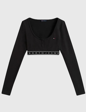 Playera manga larga Tommy Jeans para mujer