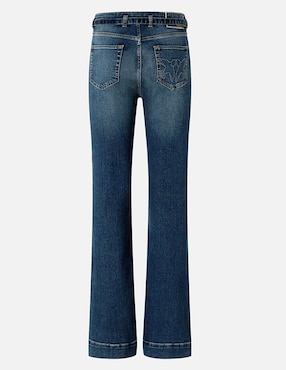 Jeans coulotte a la cintura Pinko para mujer