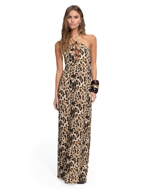 Vestido maxi casual Agua Bendita para mujer