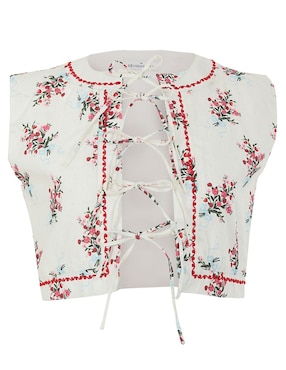 Blusa Agua Bendita sin manga para mujer