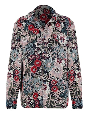 Blusa camisera Agua Bendita manga larga para mujer