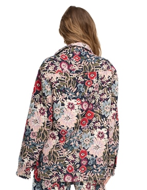Blusa camisera Agua Bendita manga larga para mujer