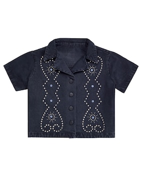 Blusa Agua Bendita manga corta para mujer