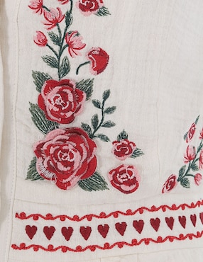 Blusa Agua Bendita sin manga para mujer