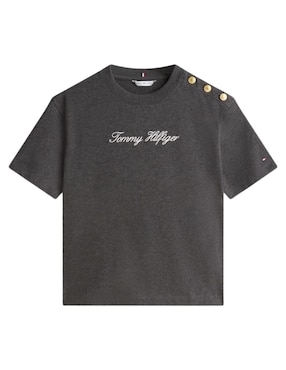 Playera manga corta Tommy Hilfiger cuello redondo para mujer