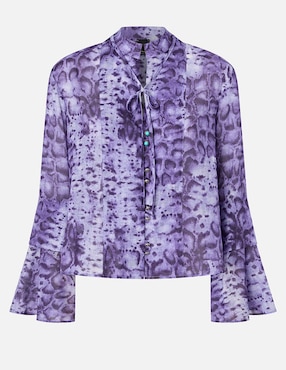 Blusa Pinko manga larga para mujer