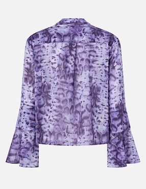 Blusa Pinko manga larga para mujer