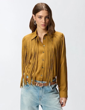 Camisa Pinko manga larga para mujer