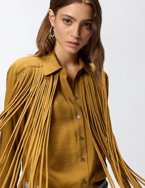 Camisa Pinko manga larga para mujer