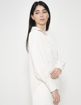Camisa Padova manga larga para mujer