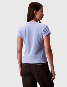 Playera manga corta Calvin Klein cuello redondo para mujer