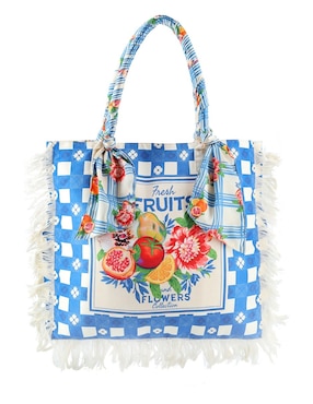 Bolsa tote Agua Bendita Rania Basket para mujer