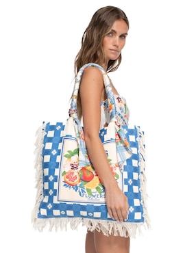 Bolsa tote Agua Bendita Rania Basket para mujer